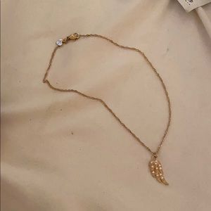 Fraisier Sterling Angel Wing Necklace